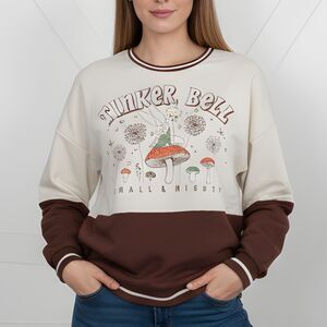 Disney Tinker Bell Our Universe XL Colorblock Women's Sweatshirt XL